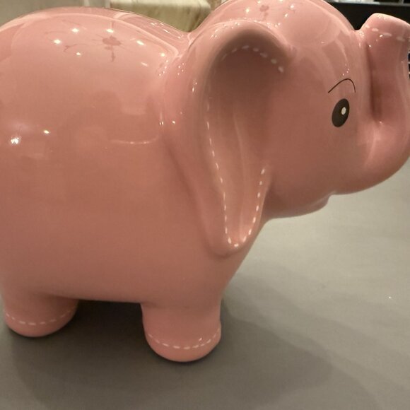 Child to Cherish Large Stitched Elephant Bank - Picture 3 of 8